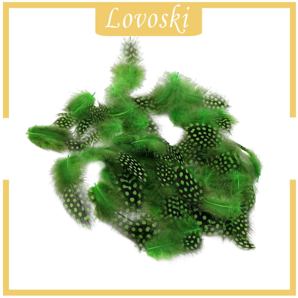 [Lovoski] 50 Lông Gà Nhuộm Màu Thủ Công DIY