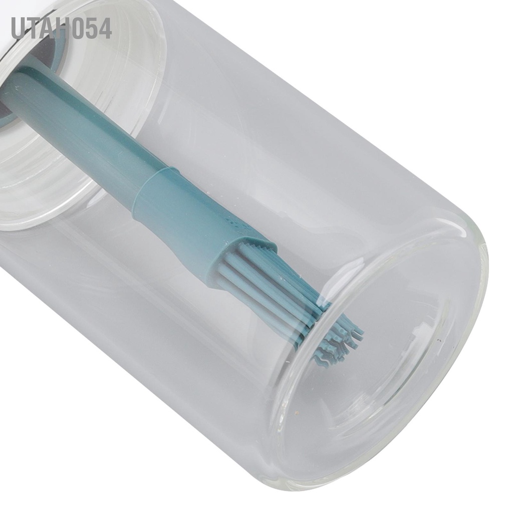 [Hàng Sẵn] Nhấn áp lực để kiểm soát dầu sử dụng hai sử dụng bình dầu nhà bếp điều khiển bình dầu thủy tinh【Utah054】