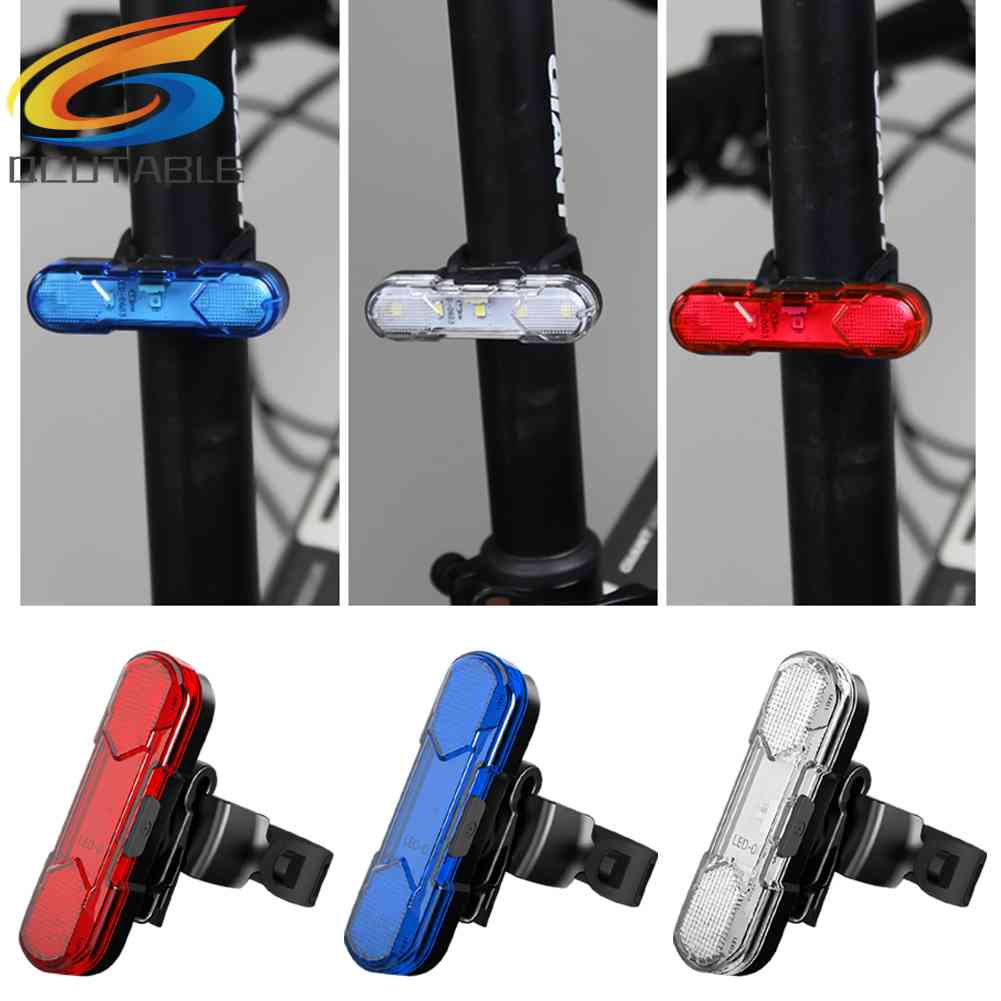 Đèn LED Gắn Yên Sau Xe Đạp Chống Thấm Nước Có Thể Sạc Lại Bằng Cổng USB