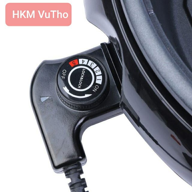 Nồi lẩu điện Lock&Lock EJP431SN 5L-28cm (Quà tặng Sony