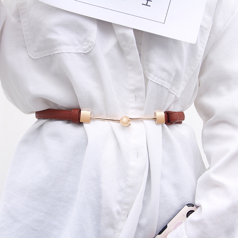 ĐAI VÁY nữ nhỏ 1.5cm - THẮT LƯNG B31 nữ bản nhỏ nịt áo váy tròn nhỏ cài tiện lợi - Đai thắt áo nhỏ Hàn Quốc