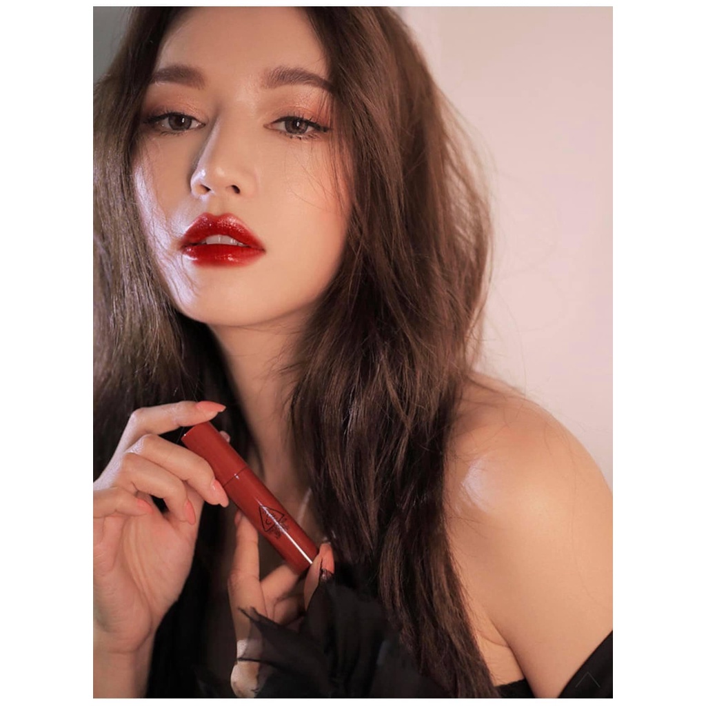 Son 3CE Glaze Lip Tint New Motion - Son Tint Bóng 3CE Cho Đôi Môi Mọng Nước 5g BREAK ME Vintage Bouquet [ Bebeauskinshop