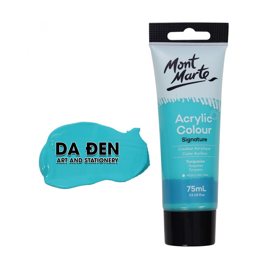 Màu Mont Marte Acrylic Colour 75ml (2.54oz) - Turquoise