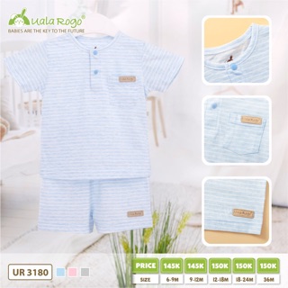 Bộ QA cộc kẻ nhỏ Uala Rogo