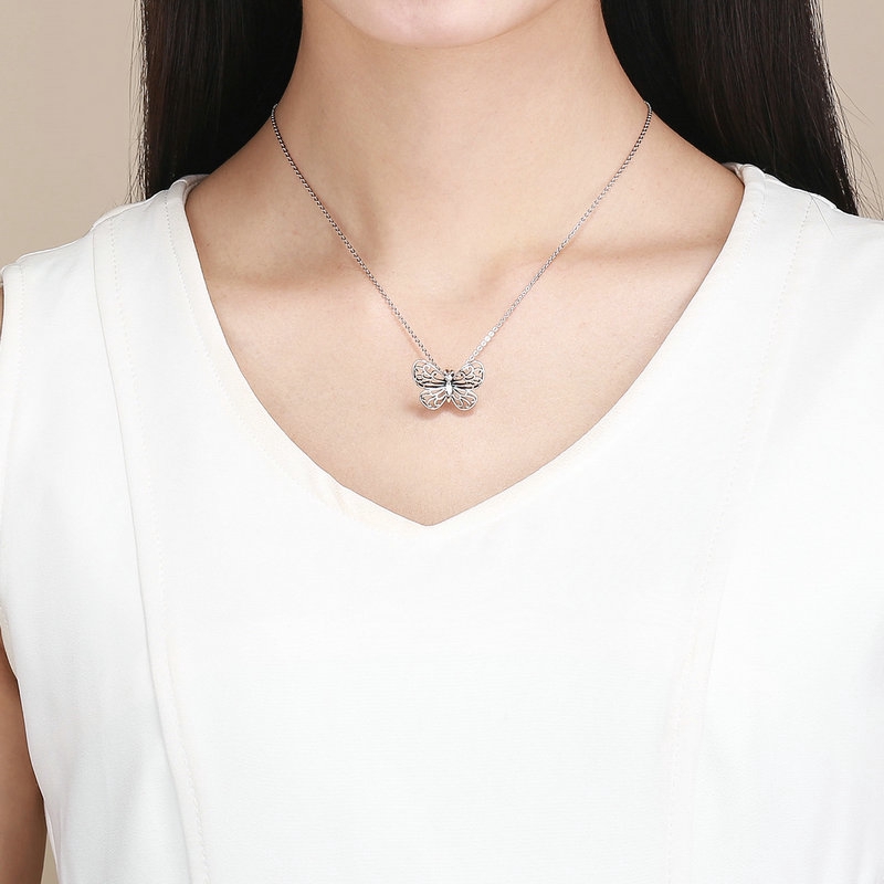 Hạt phụ kiện Bamoer BSC062 bằng bạc S925 thời trang cho vòng đeo tay