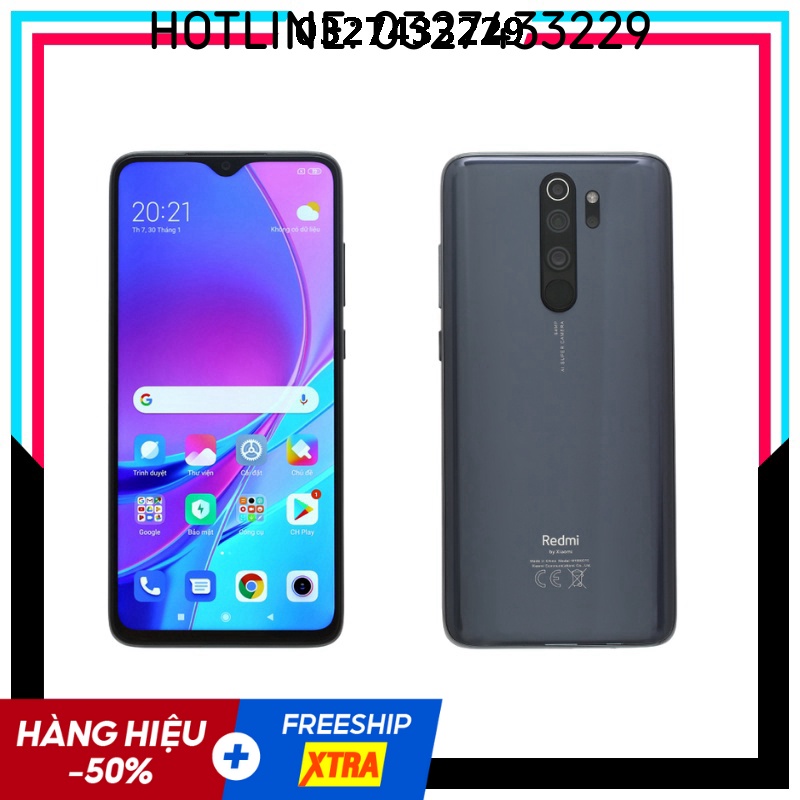 Điện thoại Xiaomi Redmi Note 8 Pro (6GB/64GB) - Sẵn Tiếng Việt Bảo Hành Điện Tử 12 Tháng Máy Chính Hãng 100% giá sốc