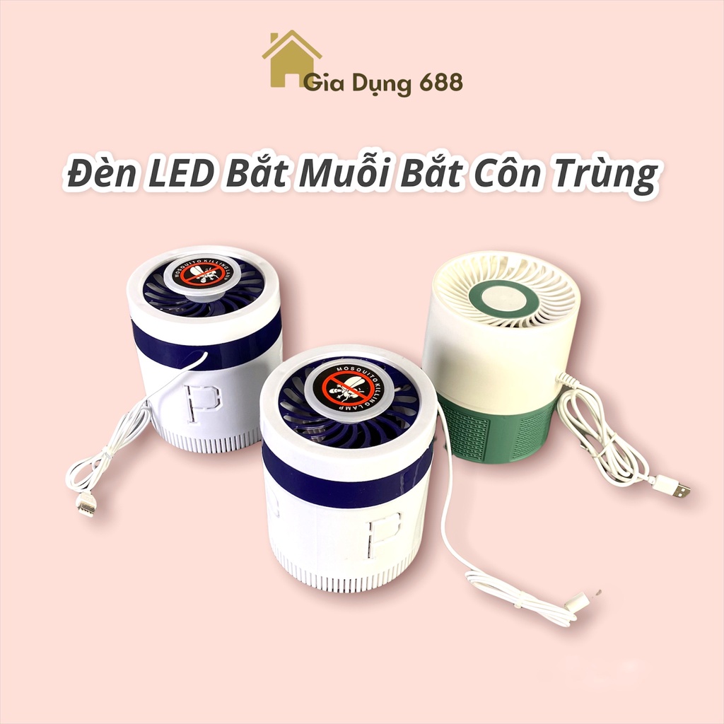 Đèn LED Bắt Muỗi Bắt Côn Trùng Dùng Cổng Sạc USB - LAVITA