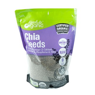 Hạt Chia Úc Absolute Organic Hữu Cơ giàu Canxi và khoáng chất, thanh lọc cơ thể Suti Nuts Shop 1000g