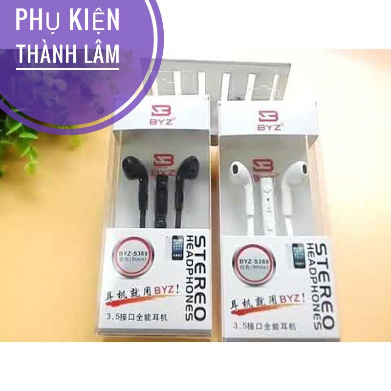 Tai Nghe BYZ S389 Chính Hãng (Đen Trăng) TAI NGHE DÂY DẸT