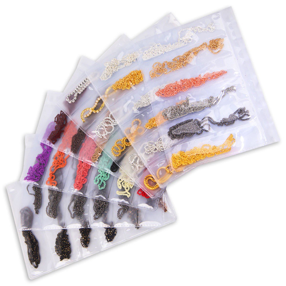 [Hàng mới về] Set 6 chuỗi trang trí móng tay thời trang sáng tạo