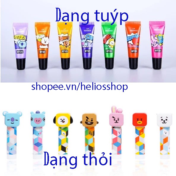 BT21 lip essence - son dưỡng môi bt21