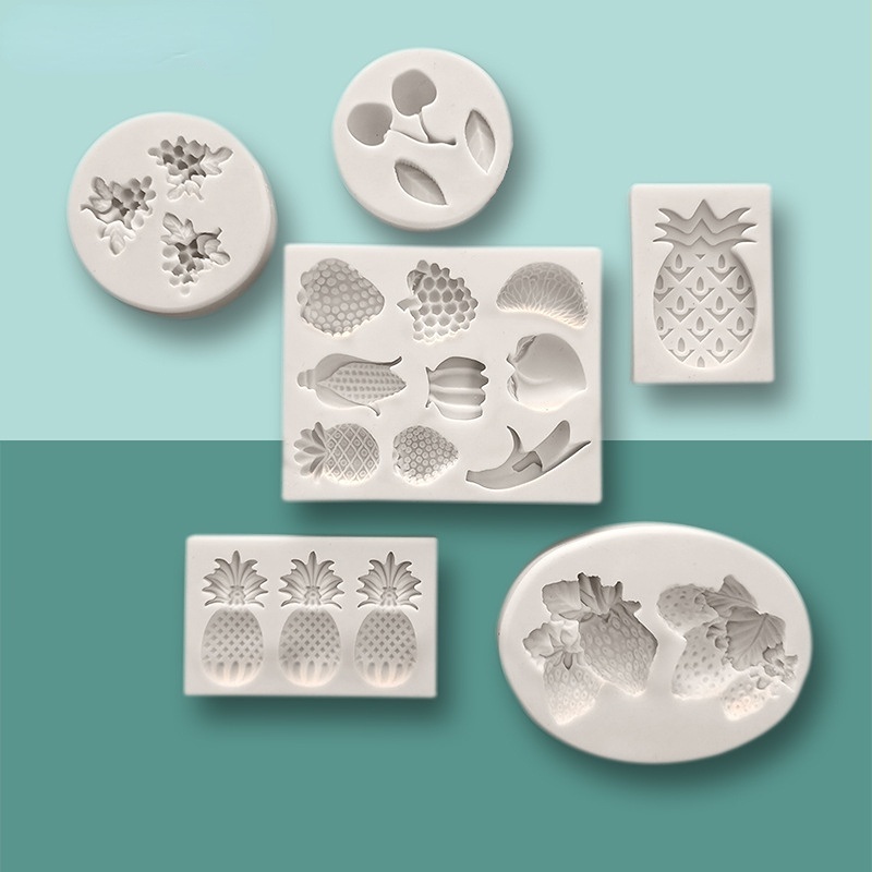 Khuôn Silicone Làm Bánh Tạo Hình Trái Cây Độc Đáo Tiện Dụng