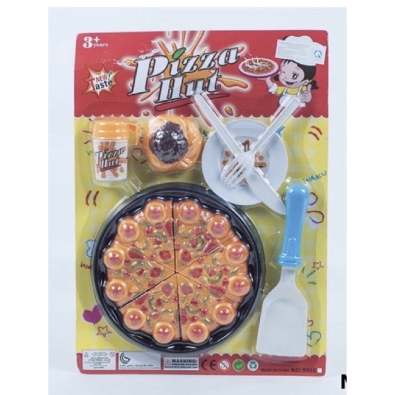 Bộ đồ chơi cắt bánh pizza 13 chi tiết cho bé