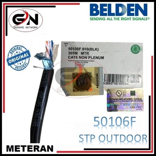 Dây cáp belden stp cat6 50106f đen 305m chính hãng