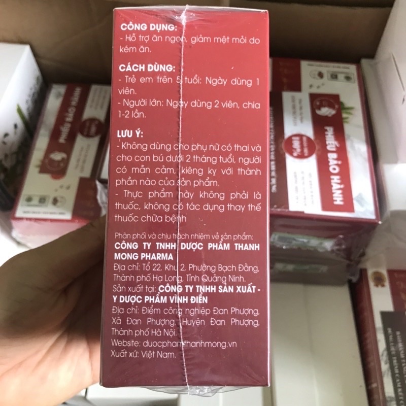 NHUNG SÂM PLUS ĂN NGON NGỦ NGON 60 viên