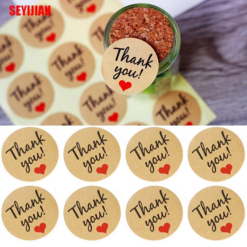 Bộ 60 Miếng Dán Trang Trí Bánh Chữ Thank You Xinh Xắn