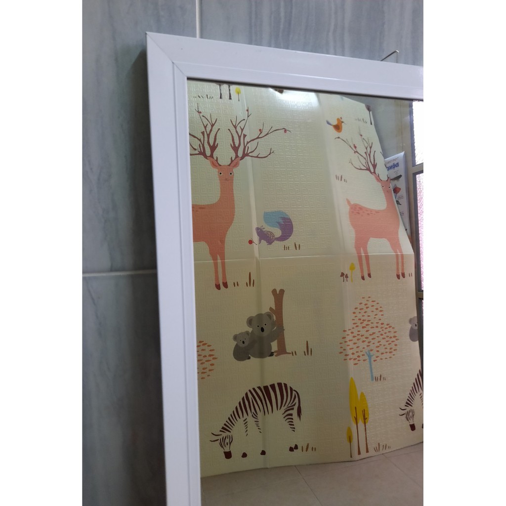 Gương soi toàn thân decor kích thước 40 x 110 cm (Khung nhôm cao cấp nhiều màu lựa chọn)