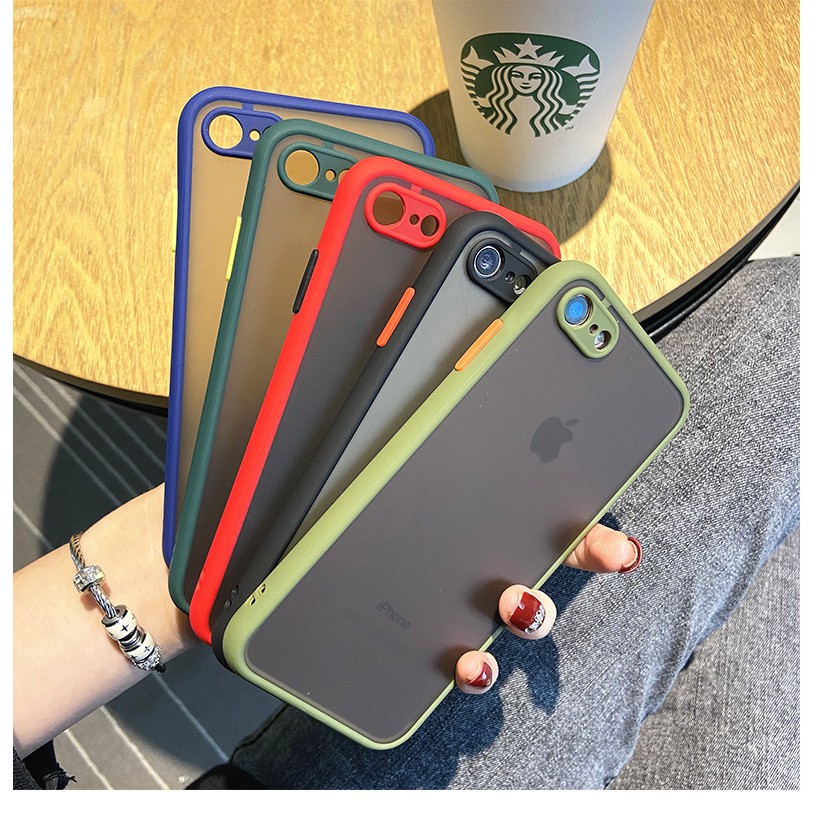 Ốp lưng cứng cho Apple iPhone SE 2020 iP 6/6S 8Plus 7+ iP 6S Plus 6/7P