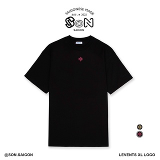 Áo thun XL Logo Lấp lánh/ Black Local Brand Son.Saigon