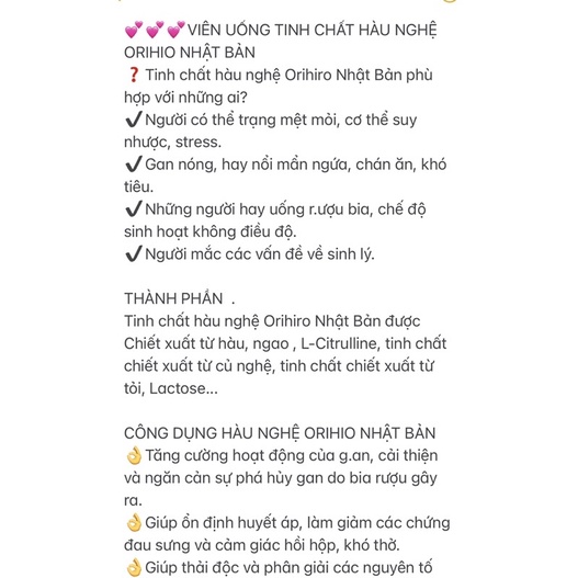 Viên uống Orihiro Vitality 180 viên Bổ sung Hàu Nhật Tươi Tỏi Nghệ Orihiro