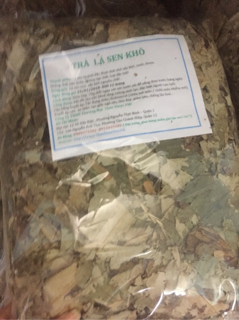 500g trà lá sen giảm béo, trị mất ngủ