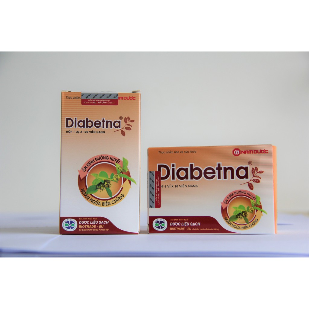 Hạ và ổn định đường huyết - Diabetna - Date mới nhất - CHÍNH HÃNG