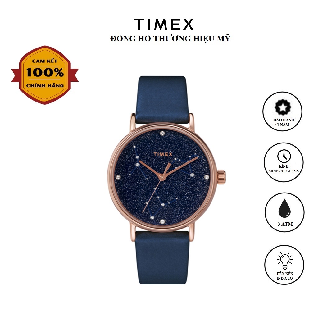 Đồng hồ Nữ Timex Classic TW2T87800 Dây Da Chính Hãng