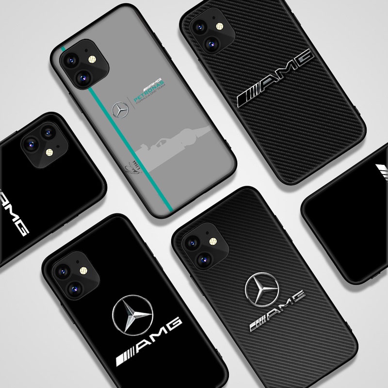 Ốp Điện Thoại Họa Tiết AMG Cho iPhone 11 XR XS 5 5S 6 6S 7 / 8 / SE 2020 Plus