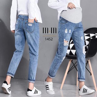 Quần jean baggy bầu