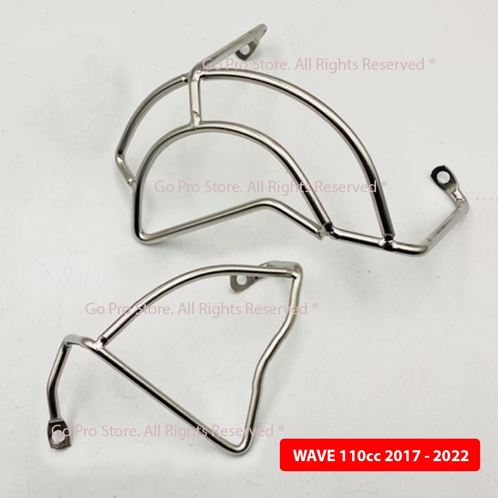Bộ Khung INOX Bảo Vệ Lốc Máy Xe WAVE