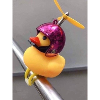 Vịt cài xe đội mũ có đèn