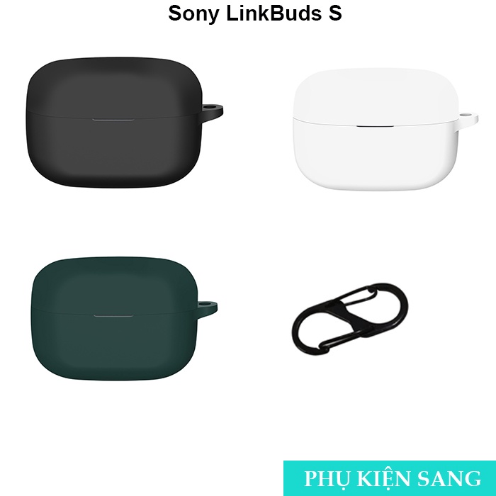Sony LinkBuds S - Case silicon kèm móc cao cấp