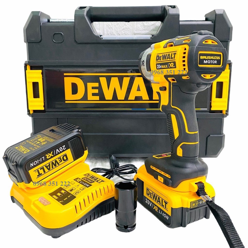 Máy Chuyên Bắn Vít DEWALT 20V, Động Cơ Không Chổi Than, Tặng Mũi Bắn Vít Dewalt