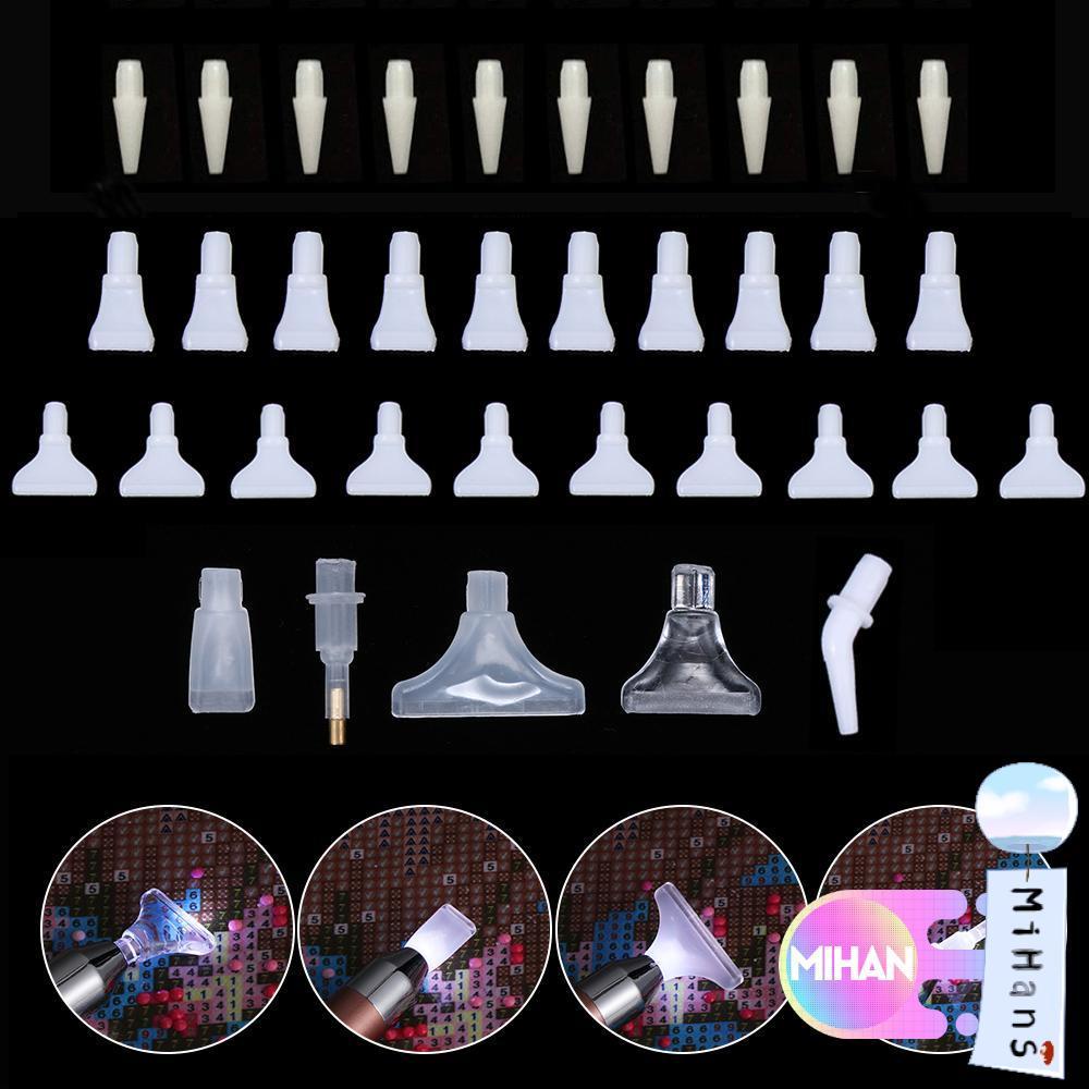 Set 5/10 phụ kiện gắn bút đính đá làm tranh đính đá DIY
