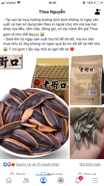 Hạt hướng dương tẩm vị