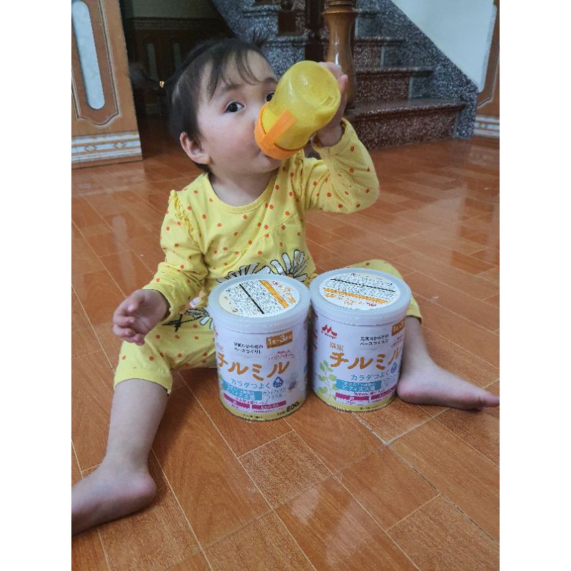 (Date T3/2022) Sữa Morinaga của nhật hộp từ 1 đến 3 tuổi hộp 800g