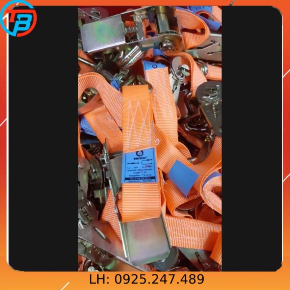 Dây chằng hàng tăng đơ bản 25mm.Đủ các size 3 mét,5 mét,6 mét,8 mét.kIMKHINHATPHAT
