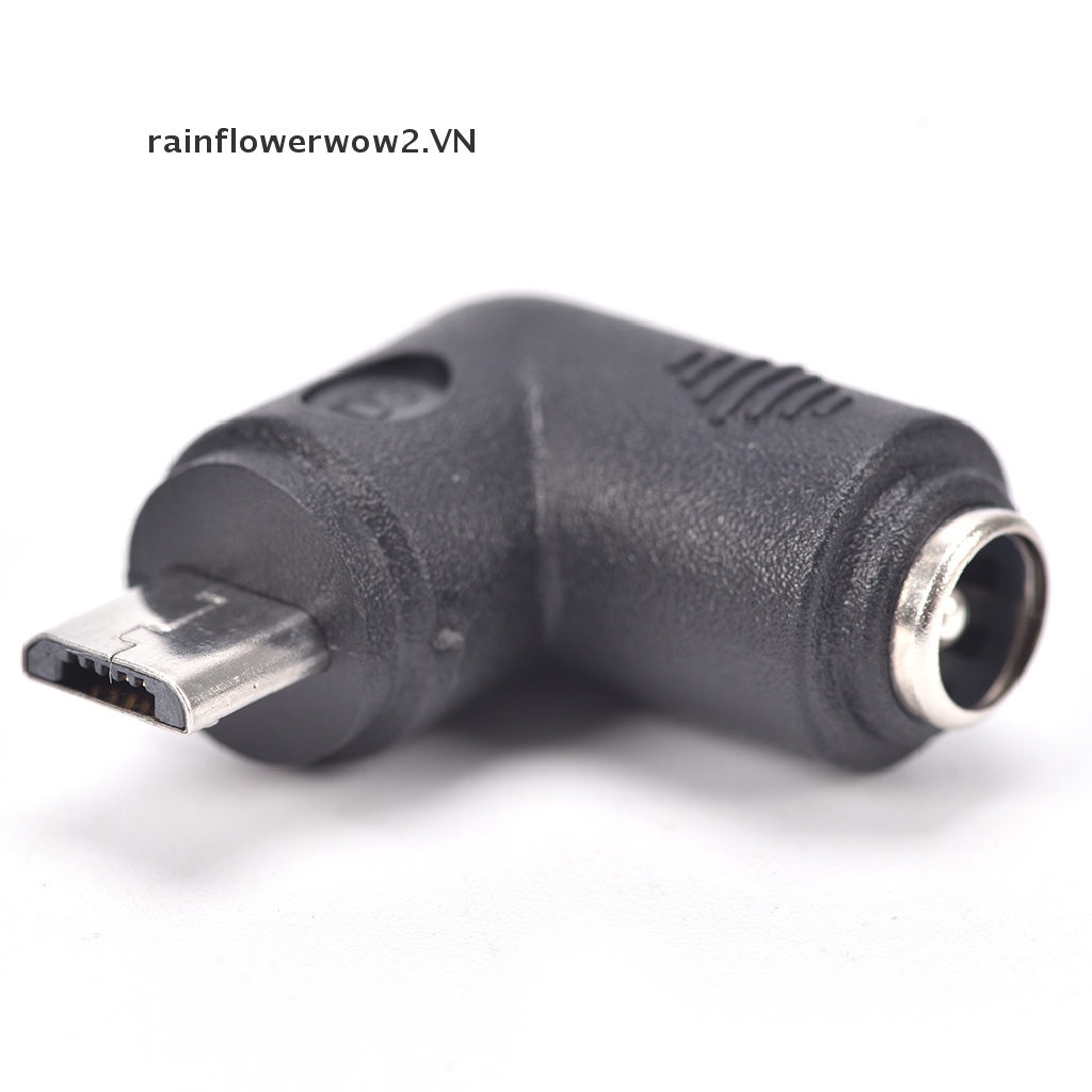 Bộ 2 Đầu Chuyển Đổi DC 5.5X2.1Mm Female Sang Micro USB 5 Pin Male