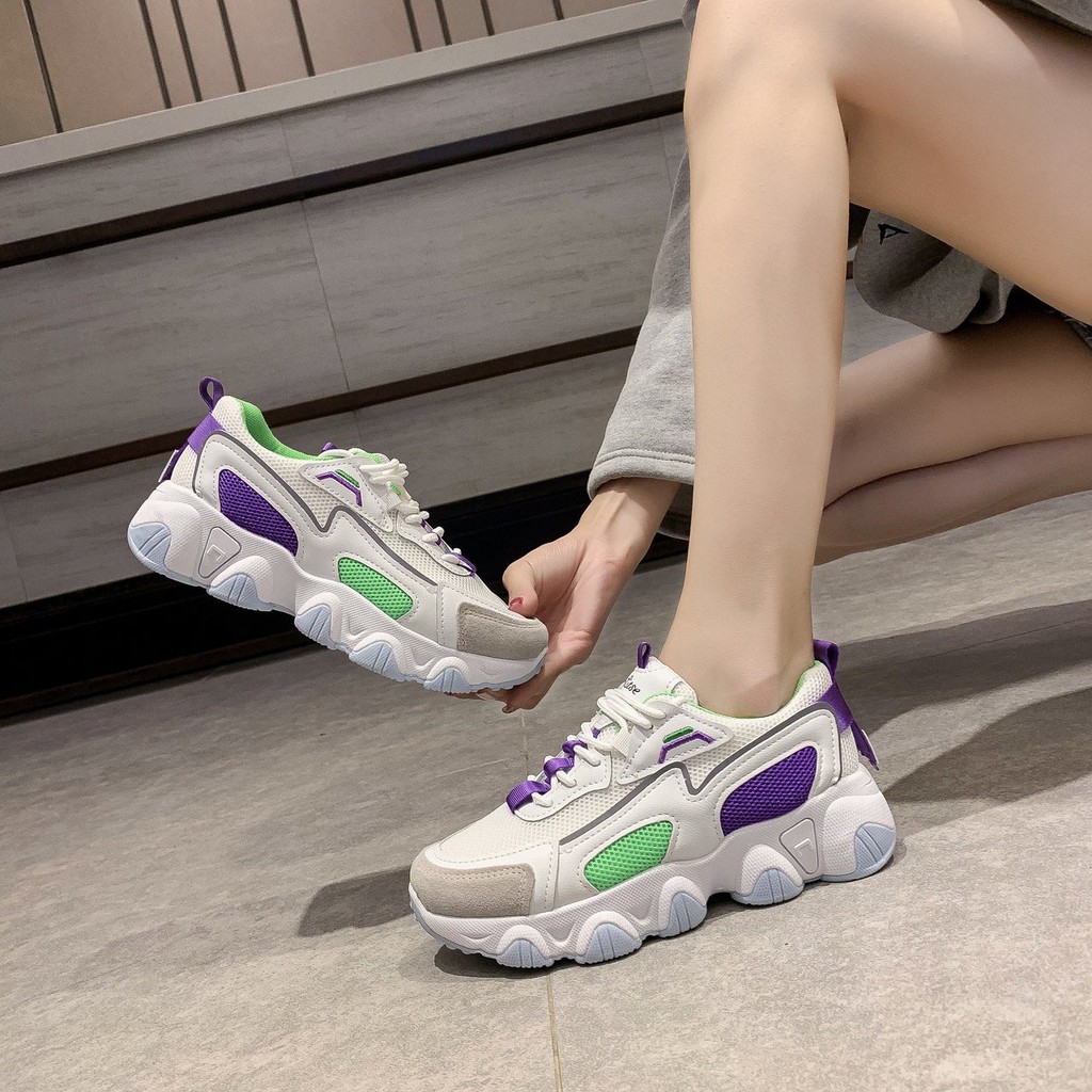 [Hàng mới về] Giày thể thao nữ Sneakers phong cách trẻ hàn quốc Ulzzang,giày siêu thoáng khí nhẹ cho (8803) | BigBuy360 - bigbuy360.vn