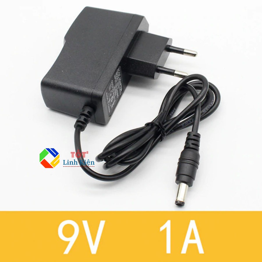 Adapter 9v 1a - chân to 5.5m cho bộ phát wifi tplink, tenda…