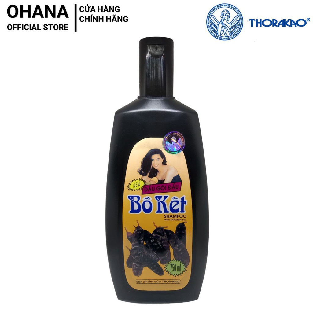 Dầu Gội Đầu Bồ Kết Thorakao 750ml lvsm