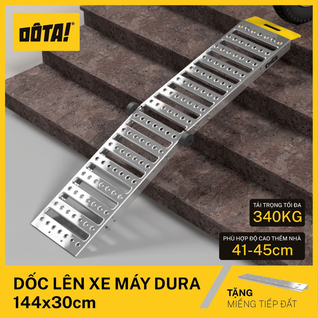 Dốc Lên Xe Máy (Cầu Dắt Xe Máy) DÔTA! DURA 144x30CM