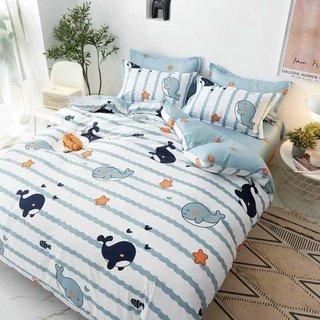 Set vỏ chăn ga gối cotton poly nhập