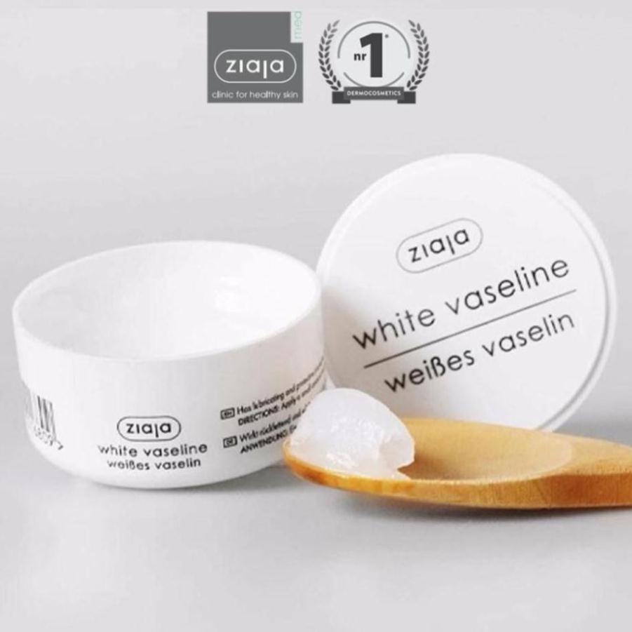 SÁP ĐA NĂNG VASELINE BẢO VỆ GIỮ ẨM, DƯỠNG DA, MÔI, MÓNG TAY CHÂN - ZIAJA WHITE VASELINE 30ML