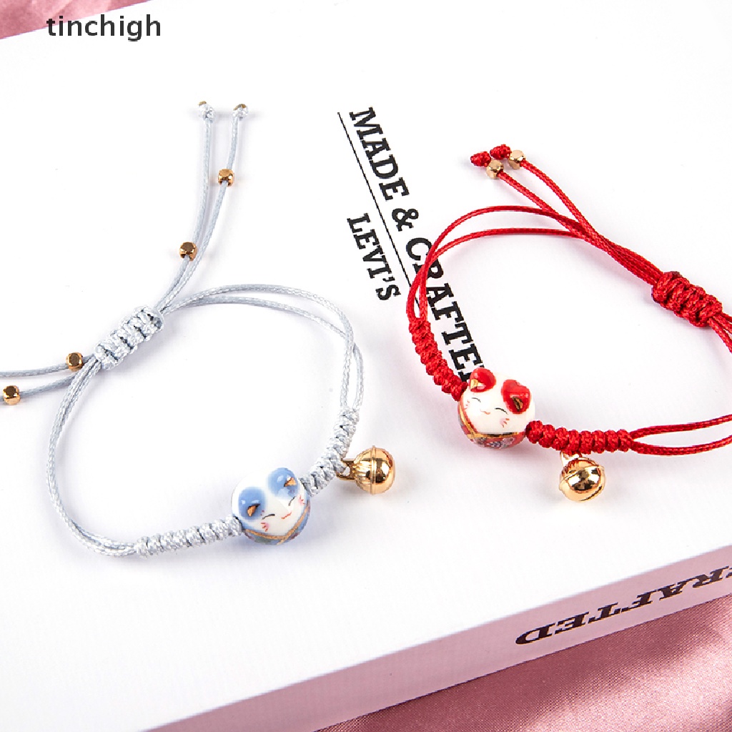 Vòng Đeo Tay Hình Mèo May Mắn Xinh Xắn Dành Cho Các Cặp Đôi