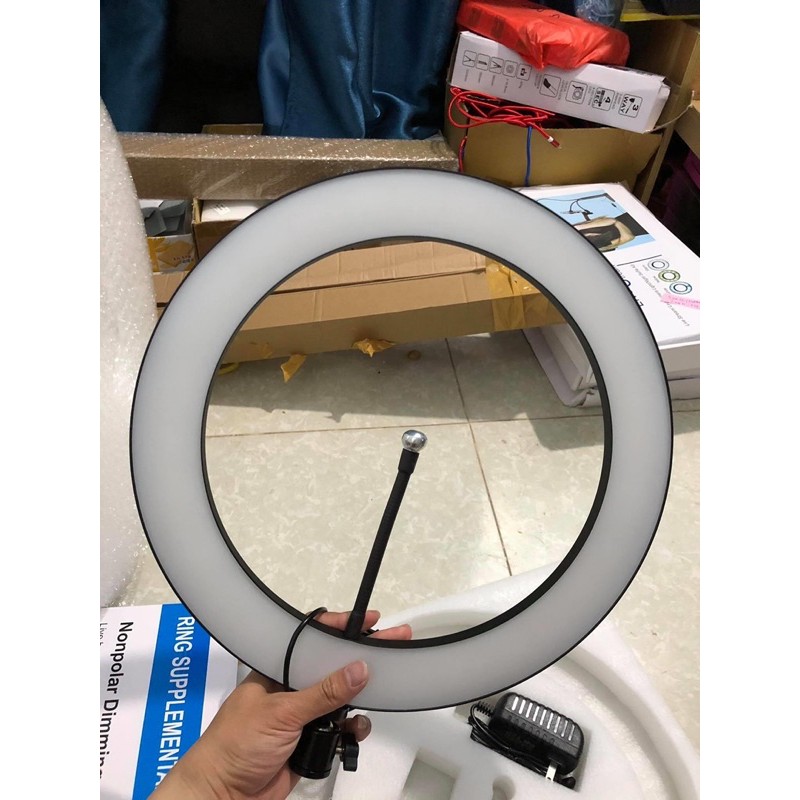 Đèn livestream size 36 bóng dẹt siêu sáng kèm chân đèn 2m1 | BigBuy360 - bigbuy360.vn