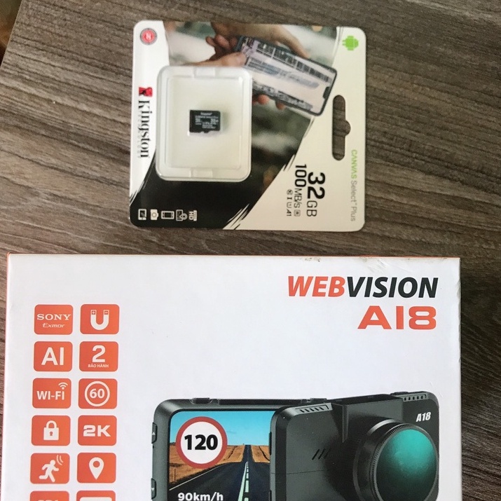 Camera hành trình Webvision A18 kèm thẻ nhớ 32G | BigBuy360 - bigbuy360.vn