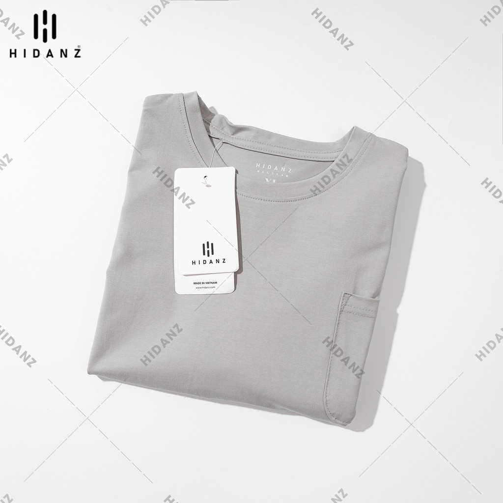 Áo thun trơn nam có túi basic tee HIDANZ chất vải 100% Cotton sang trọng - thoáng mát - co giãn - không xù - TCT01 | BigBuy360 - bigbuy360.vn