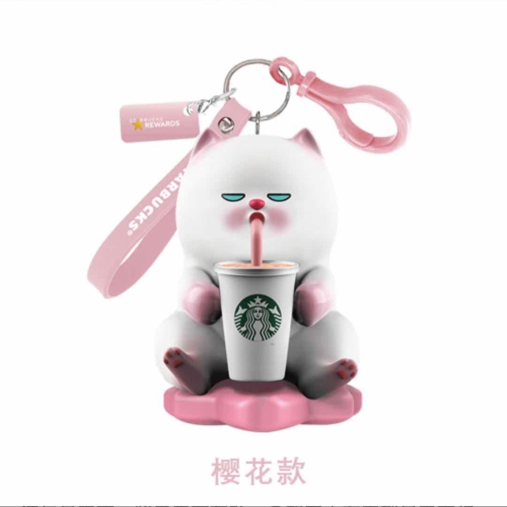 Móc Khóa Kiêm Ly Nước Starbucks 2019 Hình Nàng Tiên Cá Dễ Thương