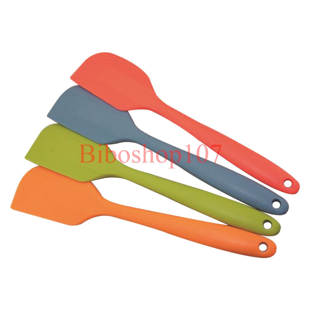 Cây vét bột spatula silicon đúc 28cm (Phới silicon)